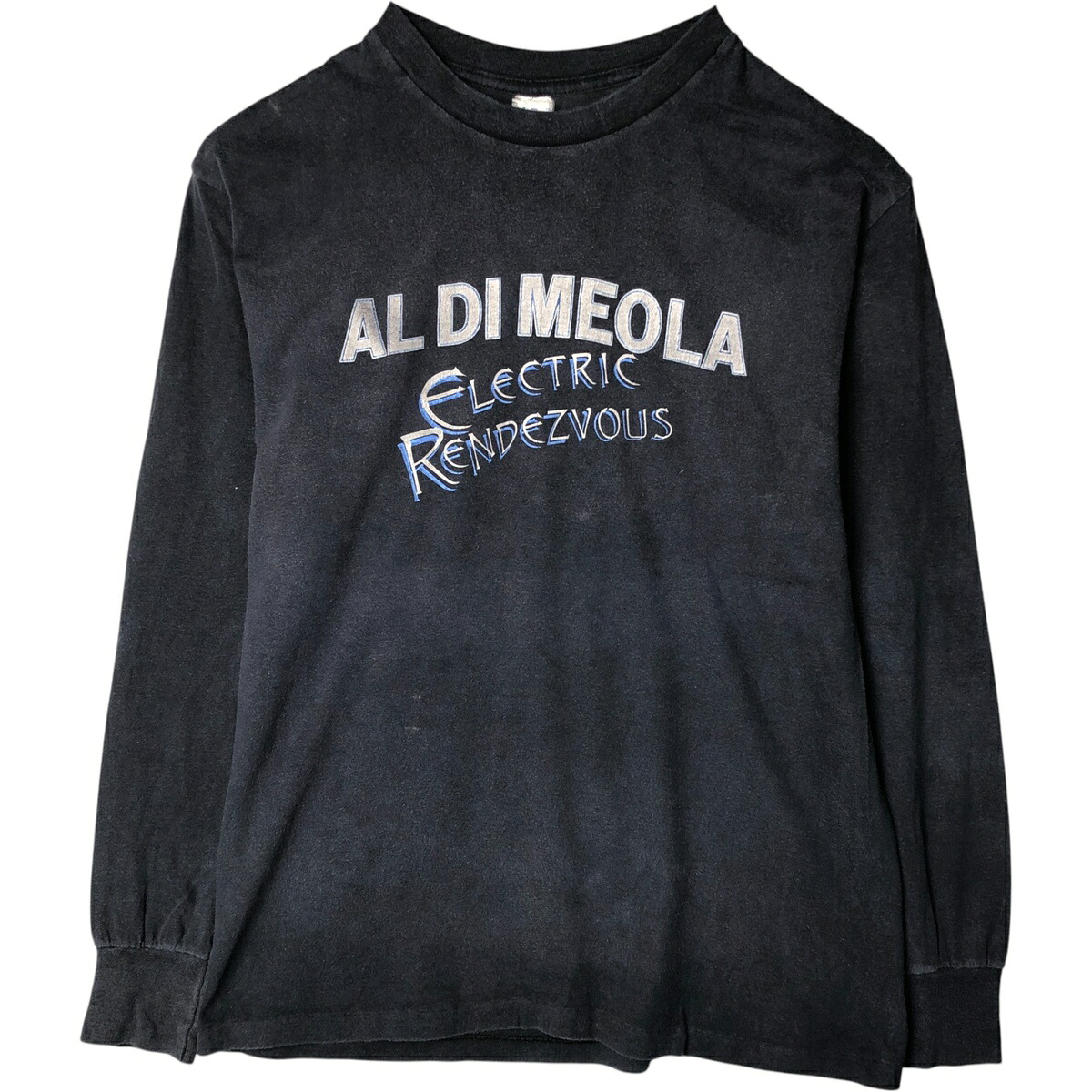 古着 80'S AdTEES AL DI MEOLA アルディメオラ ELECTRIC RENDEZVOUS エレクトリックランデヴー ロンT バンドTシャツ バンT USA製 メンズM相当 ヴィンテージ /eaa575898 【中古】 【250901】 【NH-2508】 【SS2603_10】