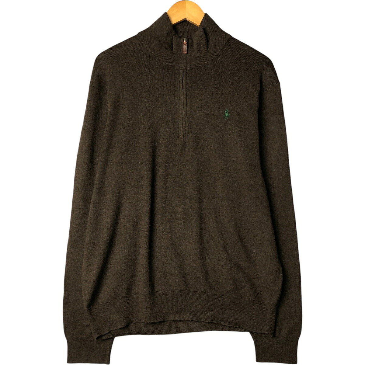 古着 ラルフローレン Ralph Lauren POLO RALPH LAUREN PIMA COTTON コットンニットハーフジップセーター メンズL相当 /eaa576301 【中古】 【250818】｜古着屋JAM