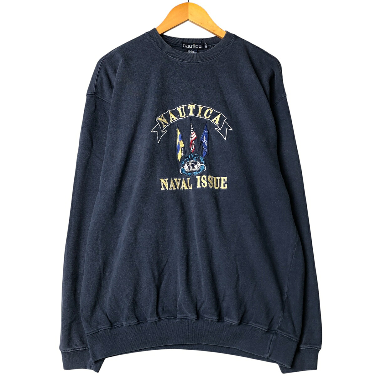 古着 ノーティカ NAUTICA ワンポイントロゴスウェットシャツ トレーナー メンズXL相当 /eaa576616 【中古】 【250818】 【ss2601_10】
