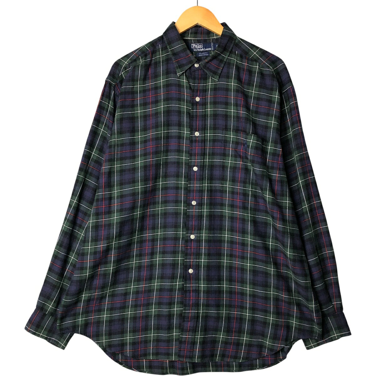 古着 ラルフローレン Ralph Lauren POLO by Ralph Lauren ELLIOTT 長袖 ライトネルチェックシャツ メンズXL相当 /eaa576730 【中古】 【250828】 【SS2603_10】