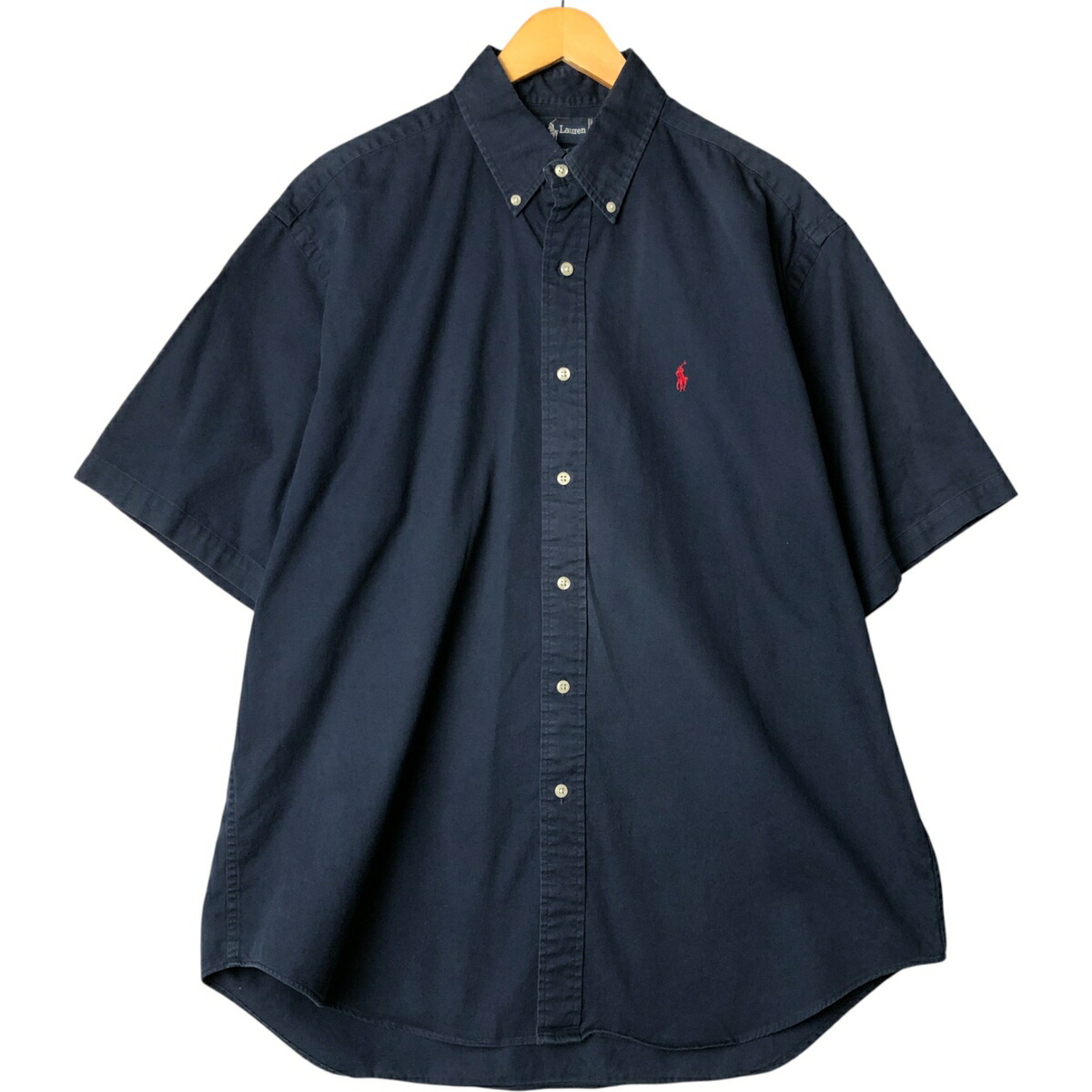 古着 ラルフローレン Ralph Lauren BLAIRE 半袖 ボタンダウンシャツ メンズL相当 /eaa576786 【中古】 【250821】