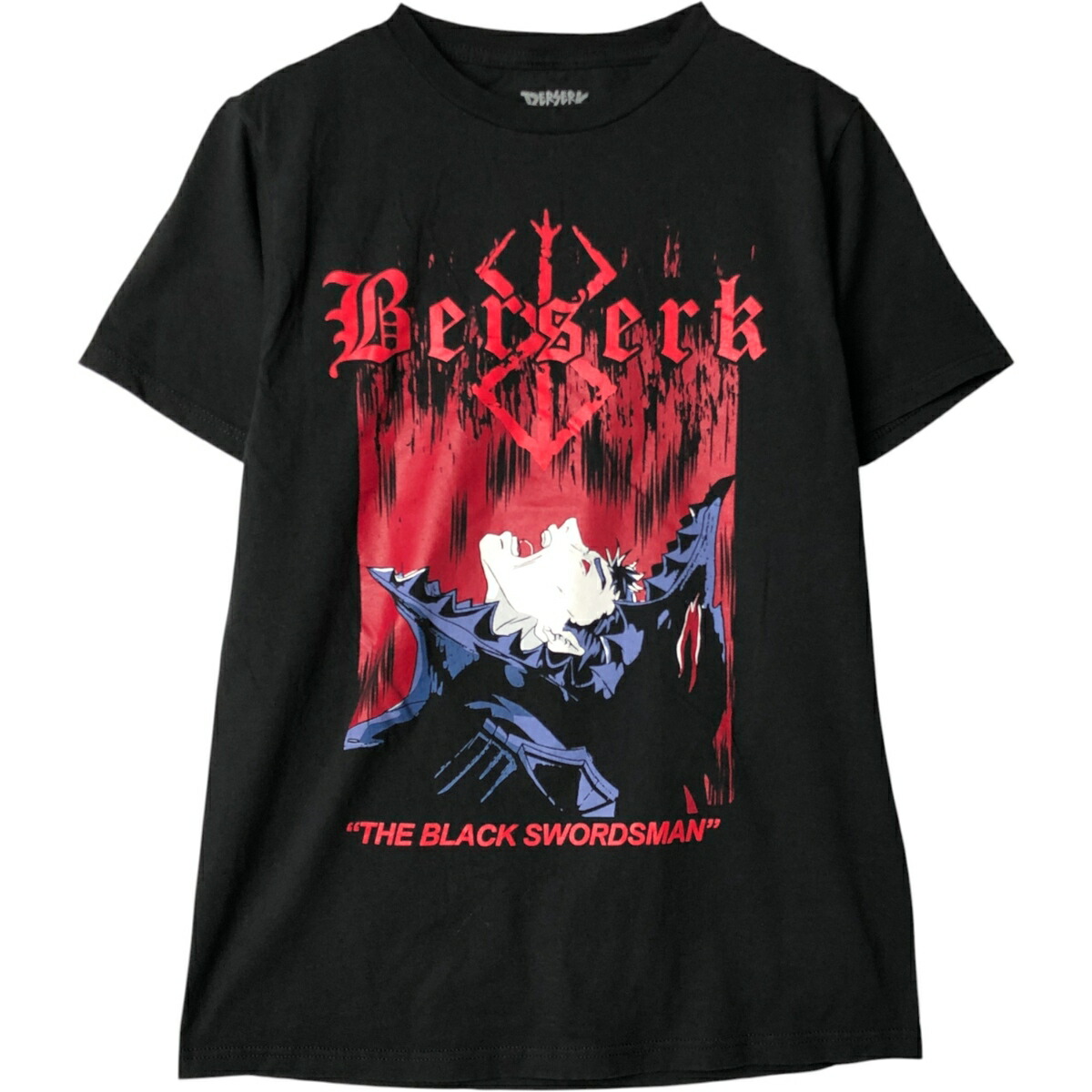 古着 BERSERK GUTS ベルセルク ガッツ 黒い剣士 アニメ キャラクタープリントTシャツ メンズS相当 /eaa577194 【中古】 【250901】 【NH-2508】 5,300円