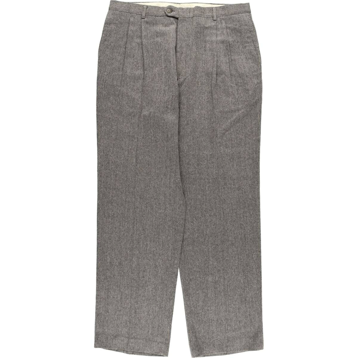 80s 90s USA製 haggar レーヨン混紡 3タック ワイドスラックス 楽天市場】古着 HAGGAR ツータック スラックス ワイドパンツ USA