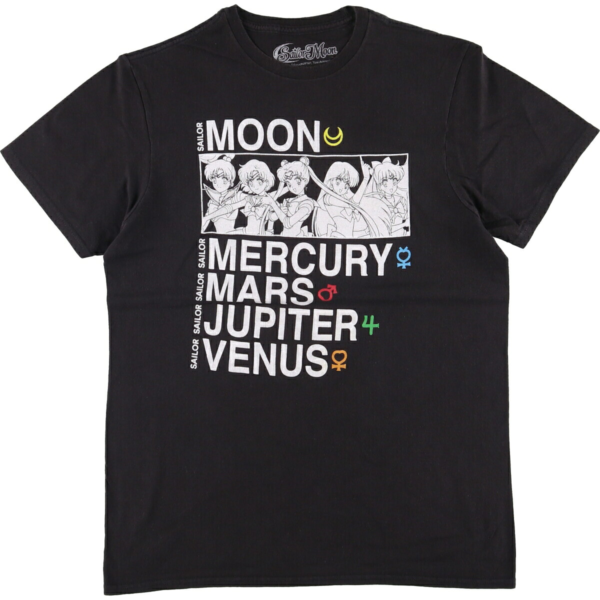 古着 SAILOR MOON 美少女戦士セーラームーン アニメ キャラクタープリントTシャツ メンズM相当 /eaa577234 【中古】 【250831】 7,814円
