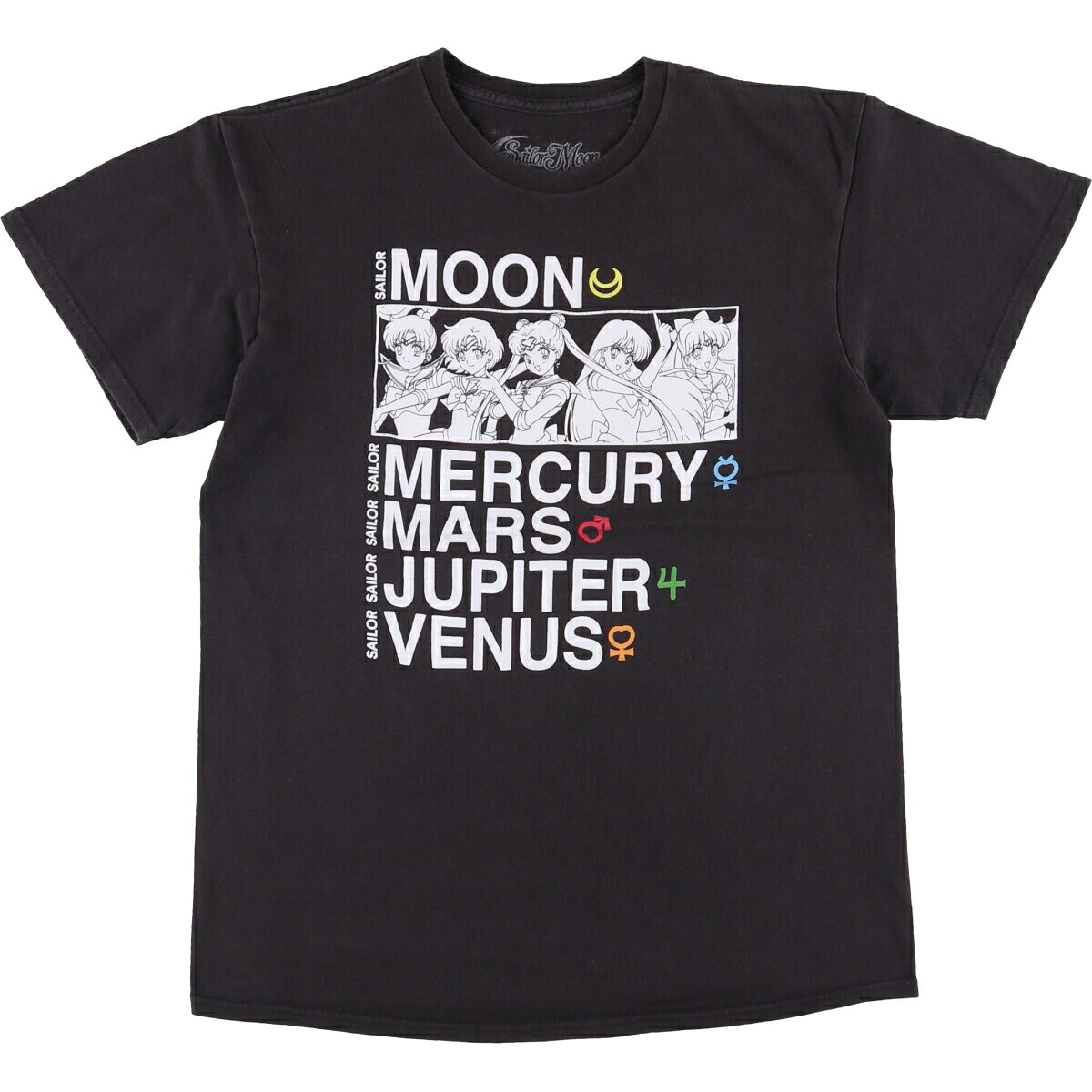 古着 SAILOR MOON 美少女戦士セーラームーン アニメ キャラクタープリントTシャツ メンズM相当 /eaa577244 【中古】 【250831】 【SS2606_30|古着屋JAM