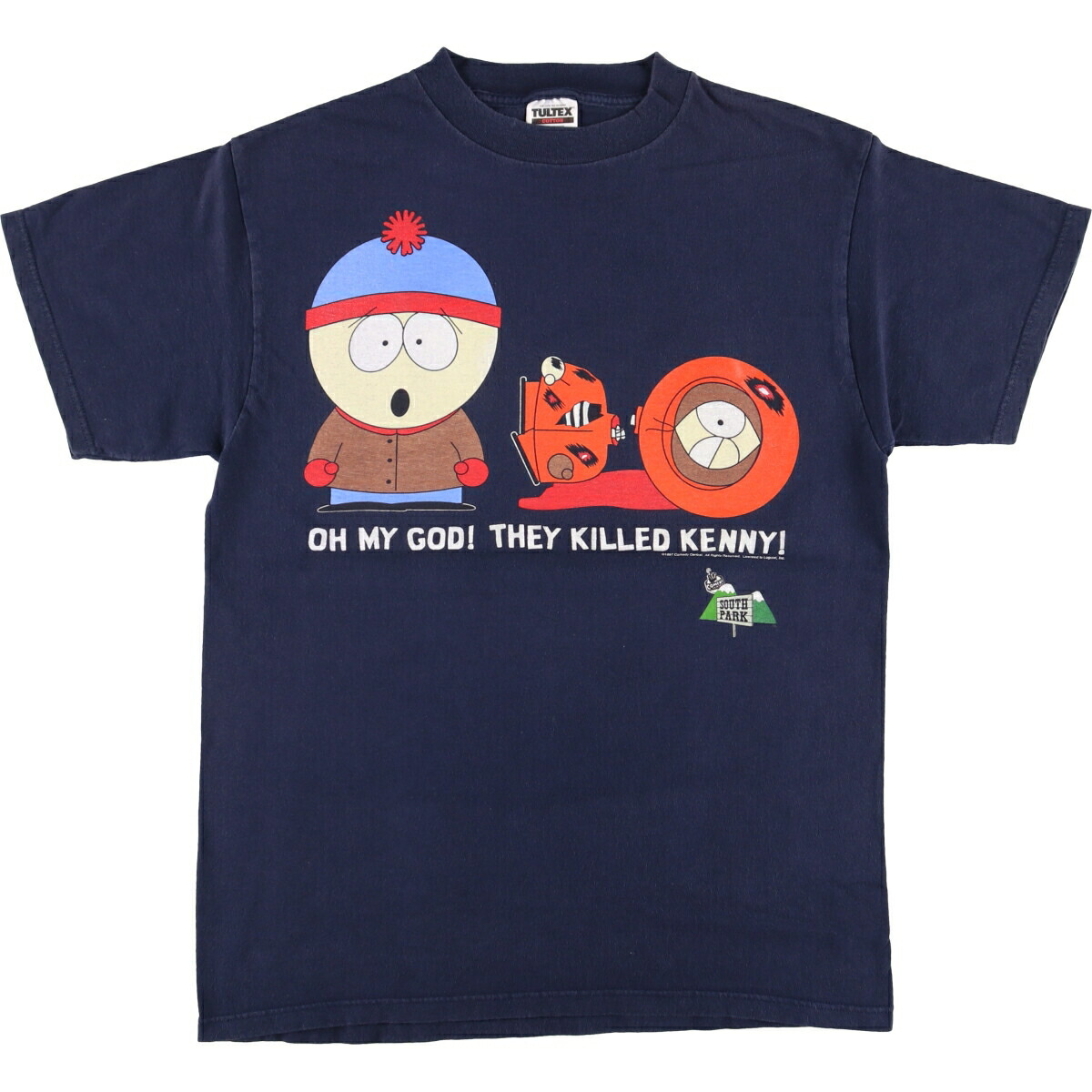 古着 90'S タルテックス TULTEX SOUTH PARK サウスパーク キャラクタープリントTシャツ メンズL相当 ヴィンテージ /eaa577247 【中古】 【250831】