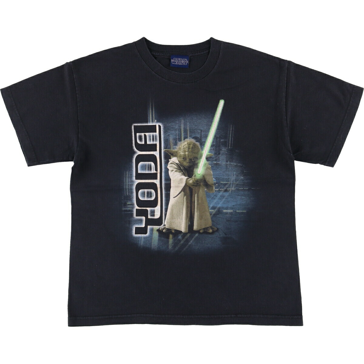 古着 STAR WARS スターウォーズ ヨーダ アニメ キャラクタープリントTシャツ メンズXL相当 /eaa577251 【中古】 【250831】