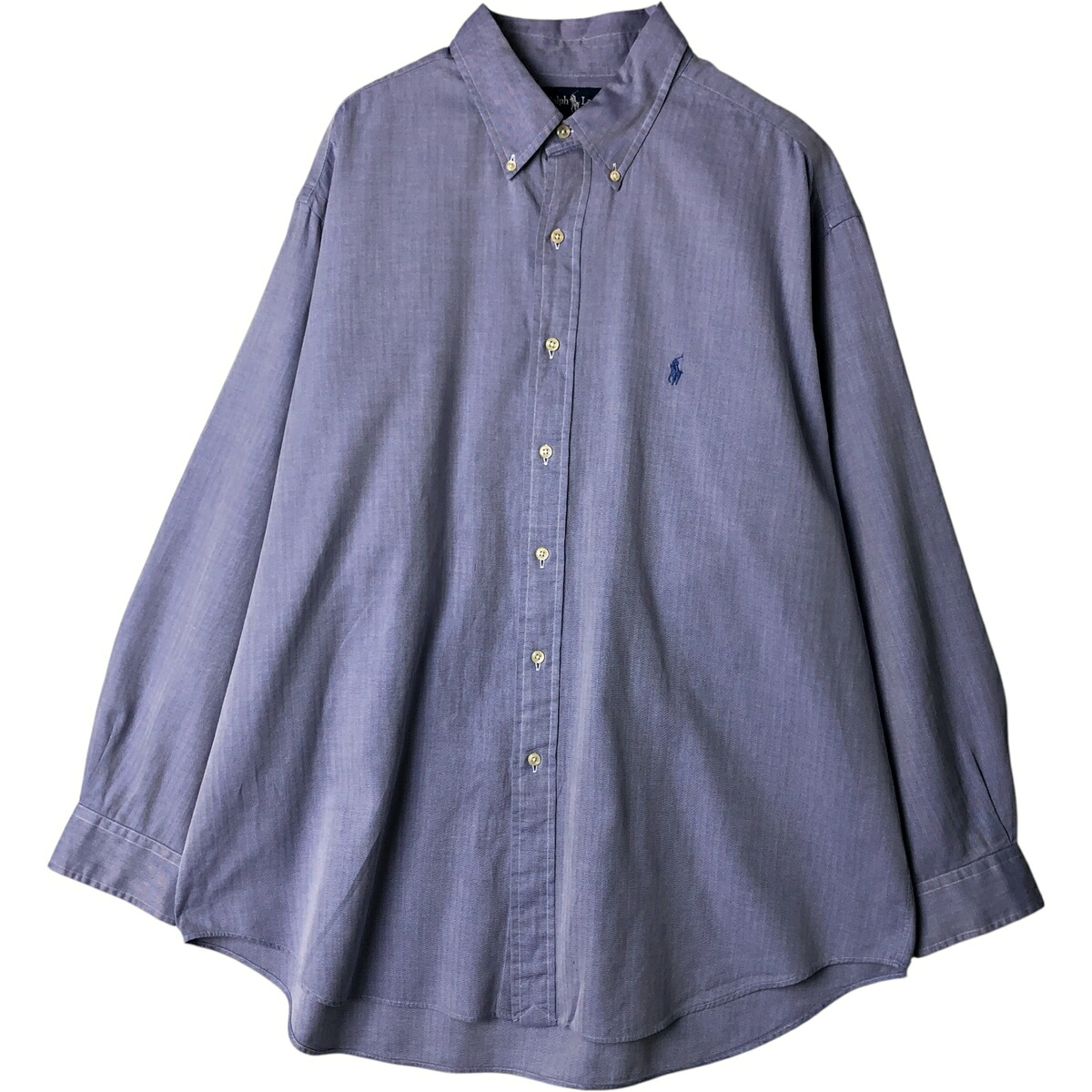 古着 ラルフローレン Ralph Lauren YARMOUTH ヘリンボーン 長袖 ボタンダウンシャツ メンズXL相当 /eaa578037 【中古】 【250908】 【NH-2508】 【ss2601_10】
