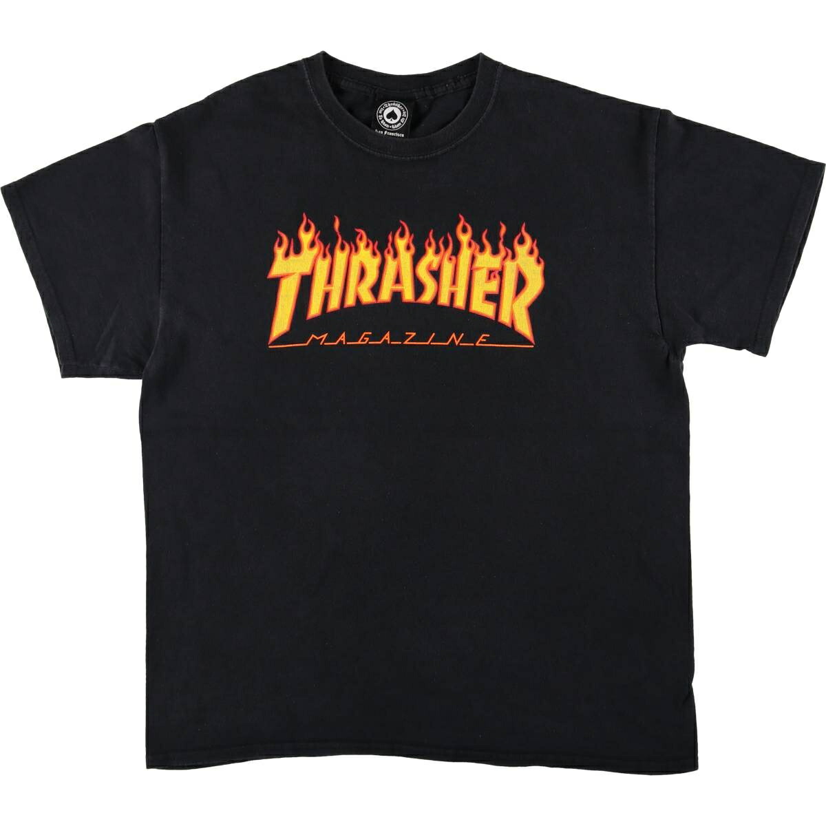 古着 スラッシャー THRASHER ファイヤーパターン サーフ スケートTシャツ メンズL相当 /eaa578145 【中古】 【250908】 【SS2603_10】