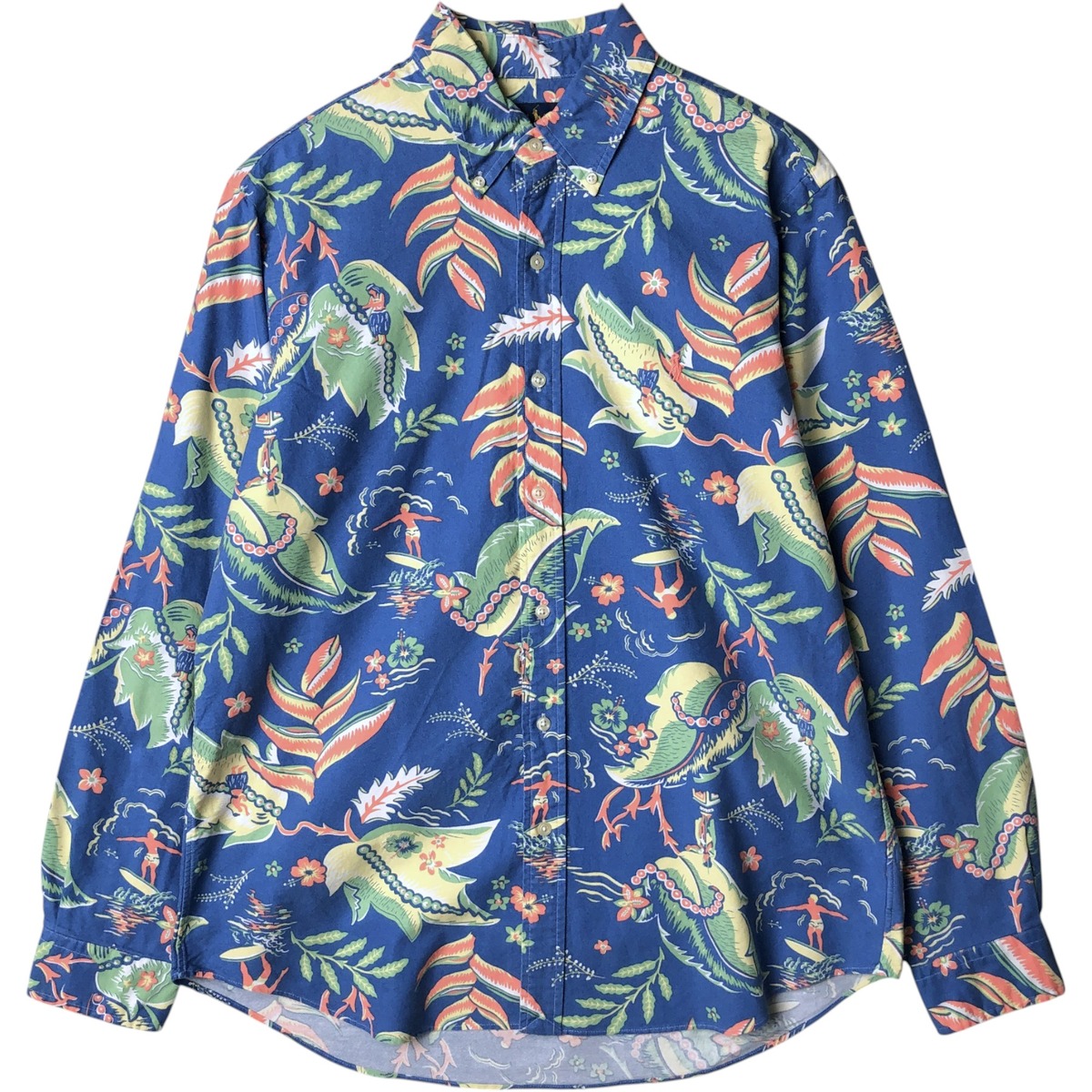古着 ラルフローレン Ralph Lauren CLASSIC FIT 総柄 長袖 ボタンダウンシャツ メンズL相当 /eaa578248 【中古】 【250914】 【NH-2508】 【ss2601_10】 7,568円
