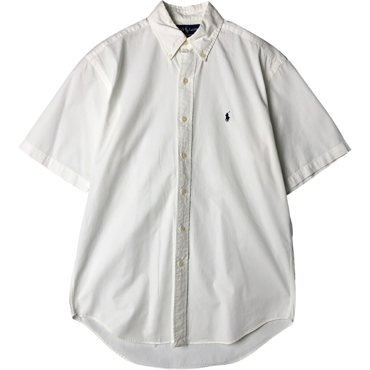 古着 ラルフローレン Ralph Lauren BLAKE 半袖 ボタンダウンシャツ メンズS相当 /eaa578277 【中古】 【250910】 【NH-2508】