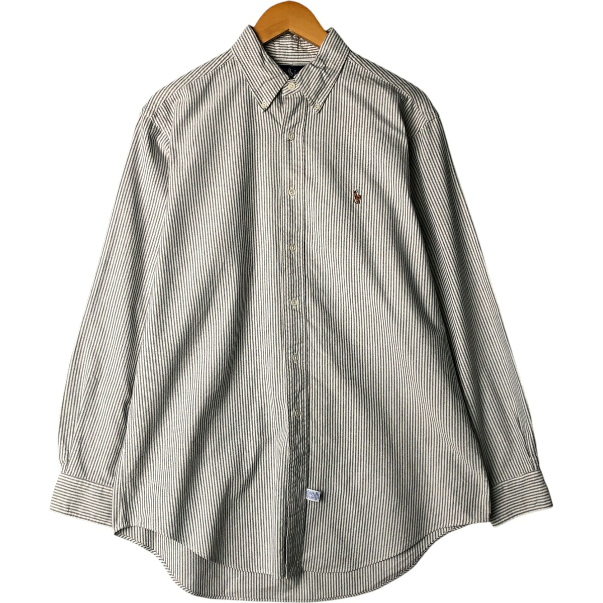 古着 ラルフローレン Ralph Lauren 長袖 ボタンダウンストライプシャツ メンズL相当 /eaa578532 【中古】 【250906】 【ss2601_10】