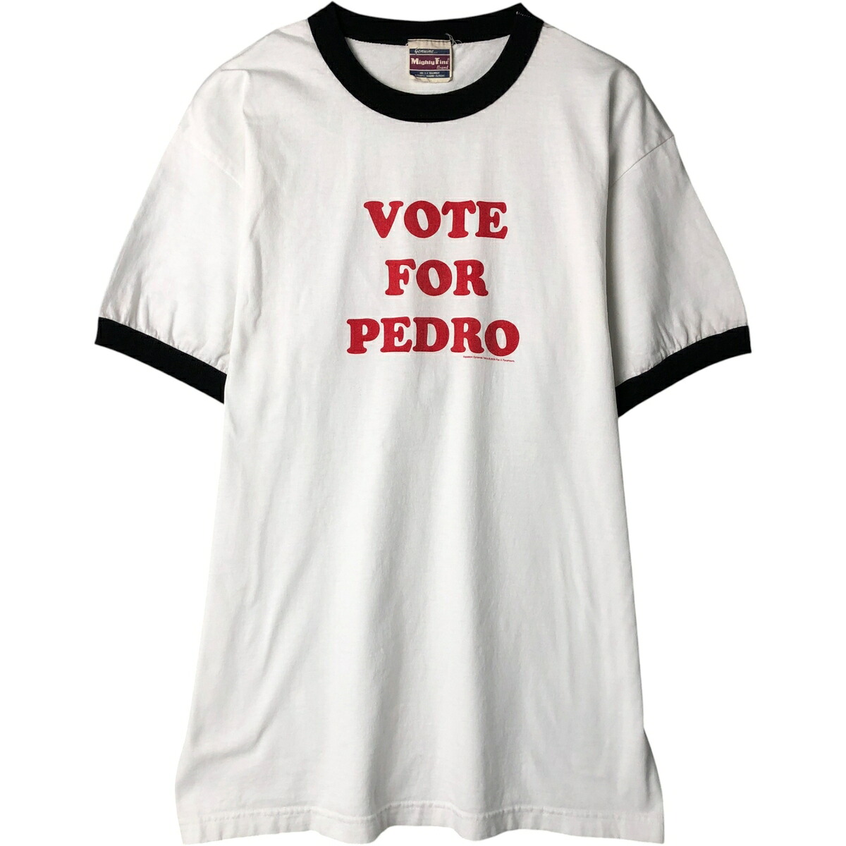 古着 00'S Mighty Fine NAPOLEON DYNAMITE ナポレオンダイナマイト ムービー リンガーTシャツ メンズL相当 /eaa578552 【中古】 【250905】 【NH-2508】