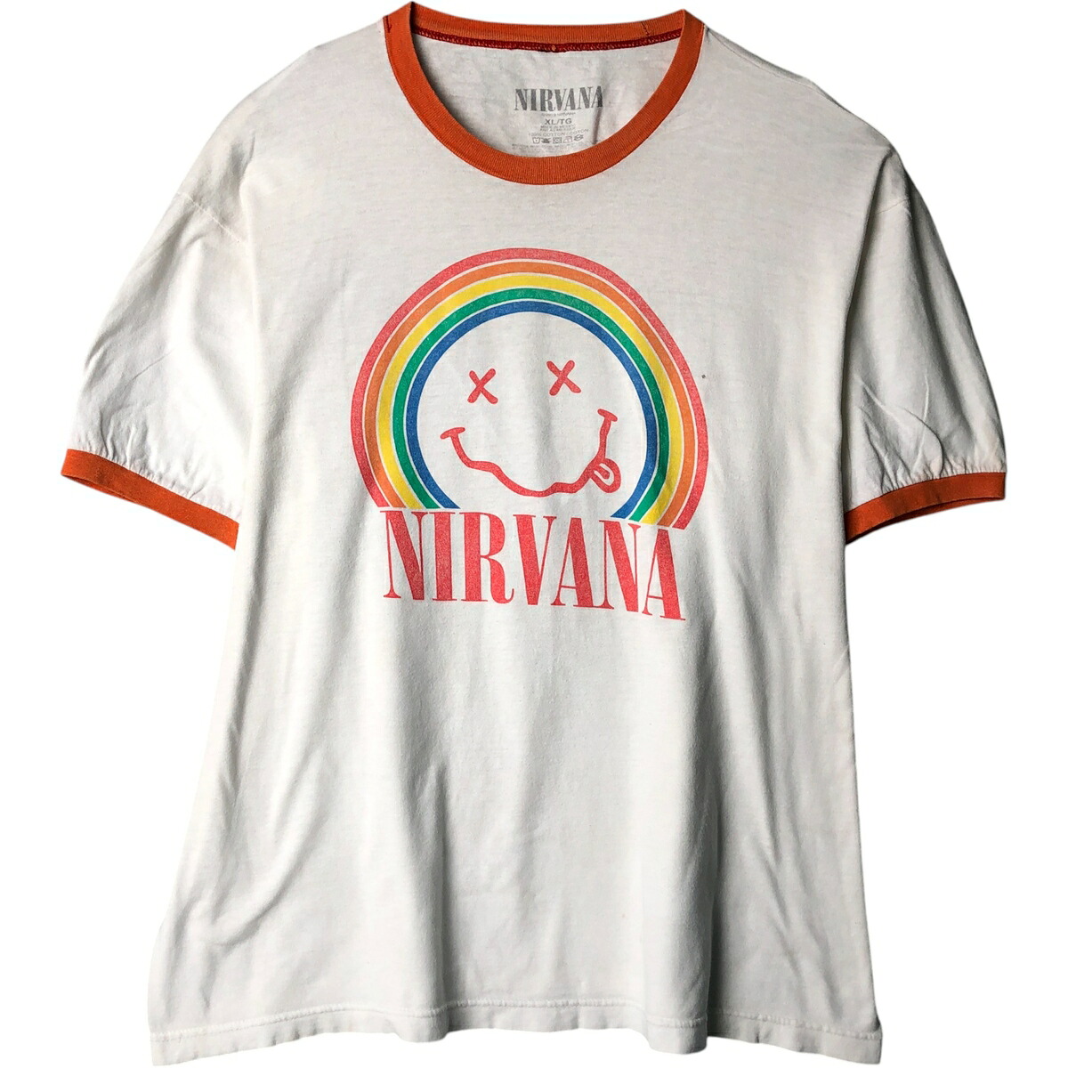 古着 NIRVANA ニルヴァ―ナ バンド リンガーTシャツ メンズXL相当 /eaa578556 【中古】 【250905】 【NH-2508】