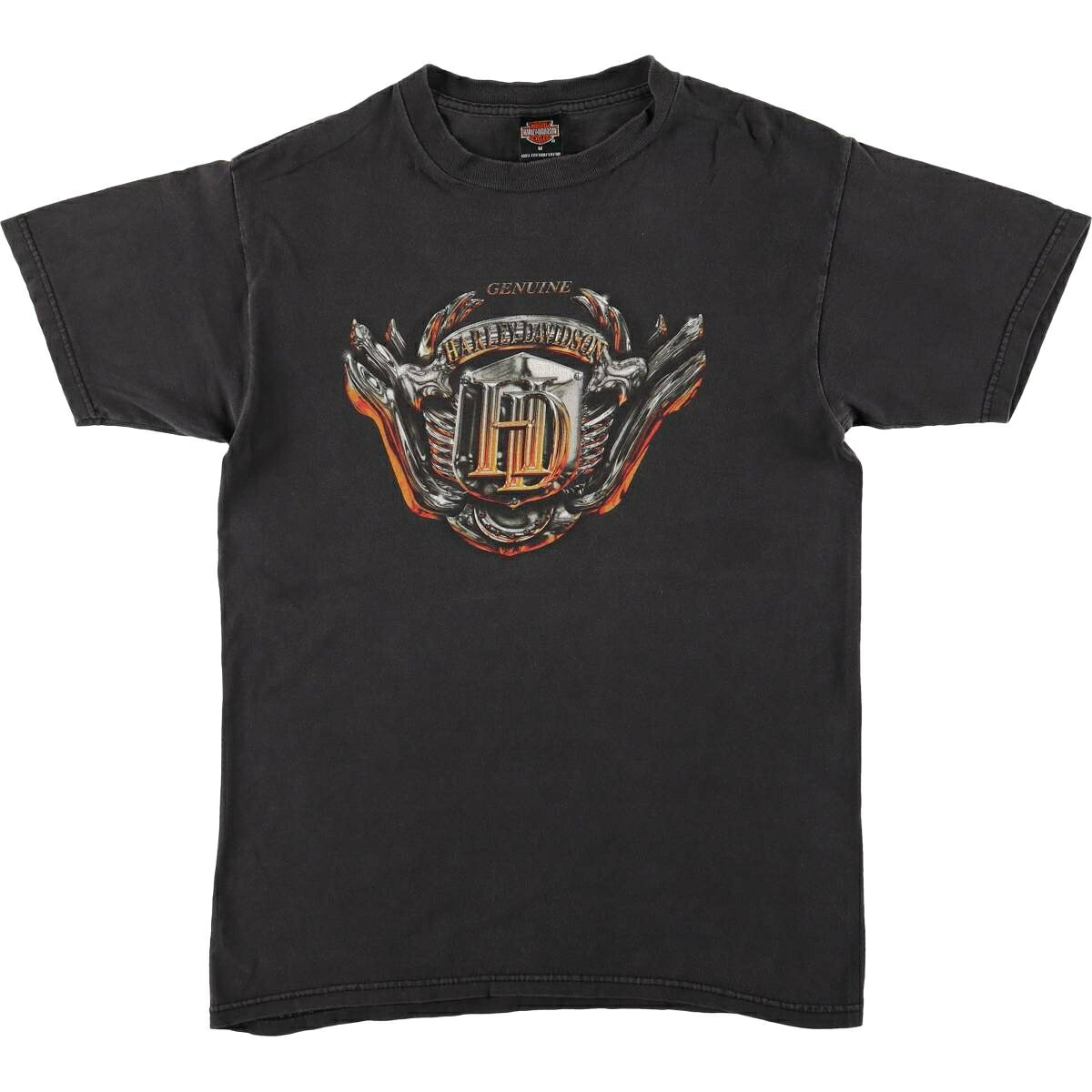 古着 00'S ハーレーダビッドソン Harley-Davidson モーターサイクル バイクTシャツ USA製 メンズM相当 /eaa578641 【中古】 【250830】