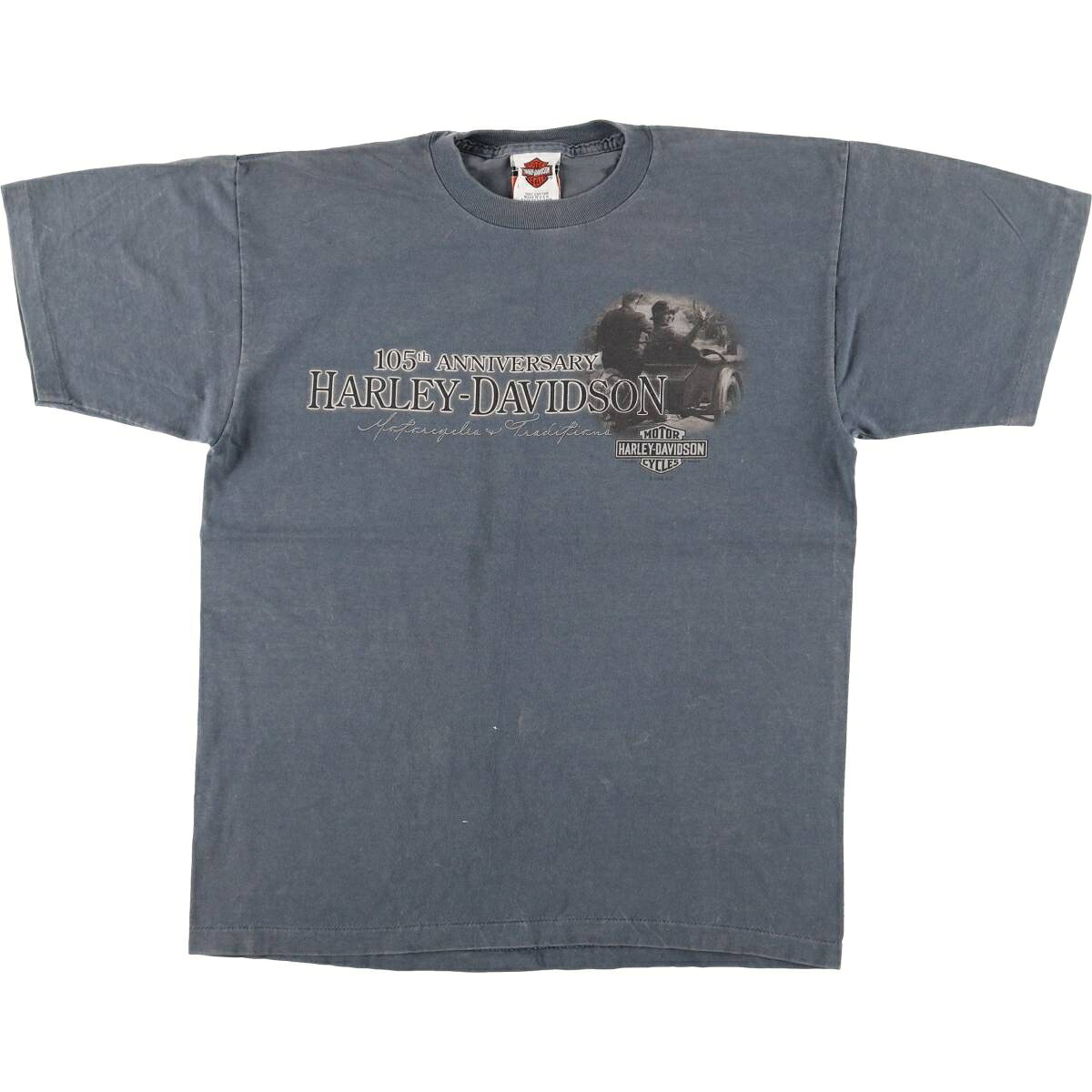 古着 00'S ハーレーダビッドソン Harley-Davidson モーターサイクル バイクTシャツ USA製 メンズL相当 /eaa578715 【中古】 【250830】