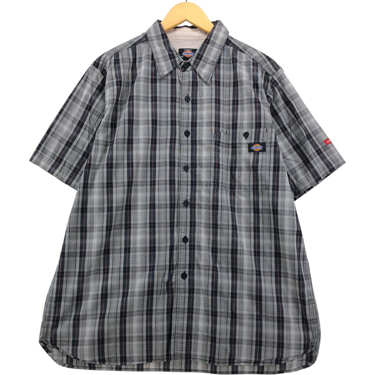 古着 ディッキーズ Dickies チェック柄 半袖 ワークシャツ メンズXL相当 /eaa578754 【中古】 【250901】