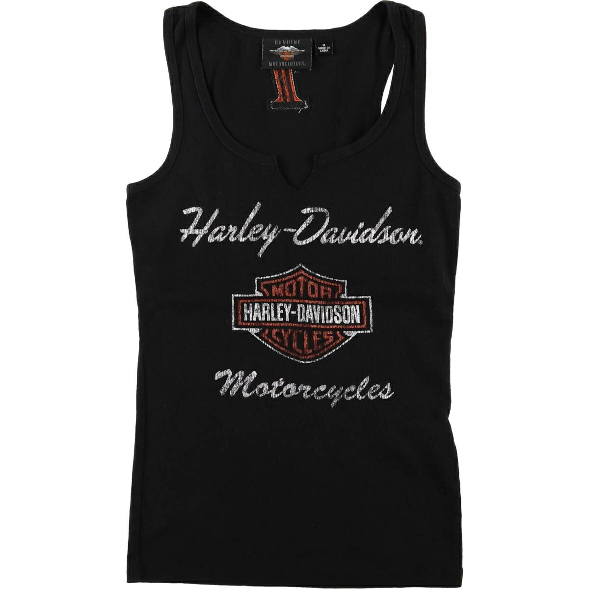 古着 ハーレーダビッドソン Harley-Davidson スリットネック タンクトップ レディースM相当 /eaa579648 【中古】 【250904】 【Elulu/エルル】