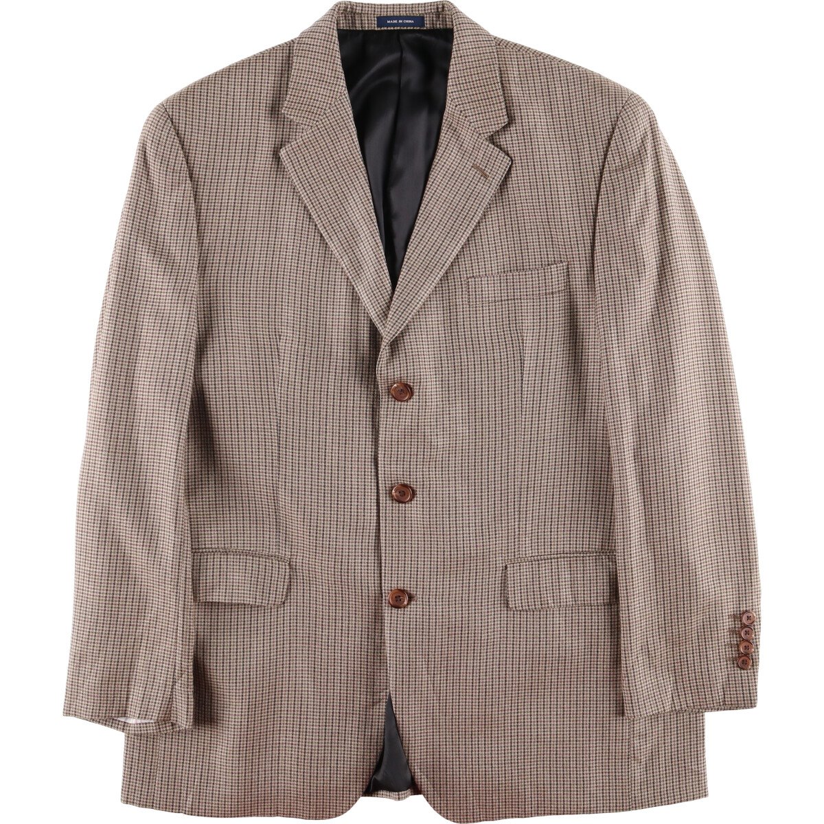 古着 ラルフローレン Ralph Lauren 千鳥格子柄 シルクテーラードジャケット メンズL相当 /eaa579703 【中古】 【250830】 【SS2603_10】