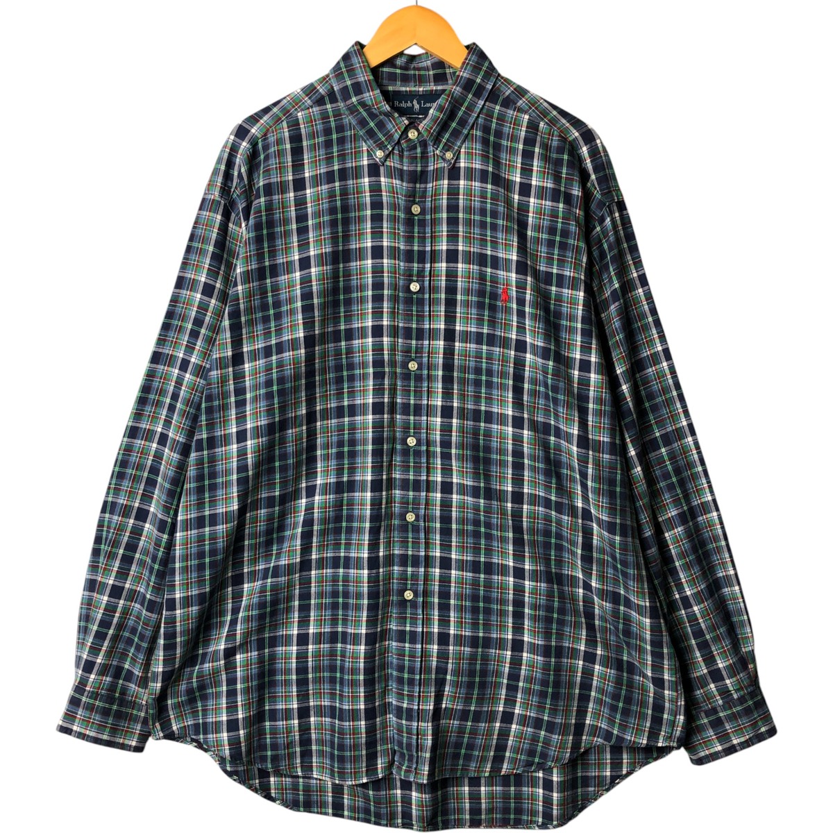 古着 ラルフローレン Ralph Lauren BLAKE 長袖 ボタンダウンチェックシャツ メンズXL相当 /eaa579773 【中古】 【250916】 【ss2601_10】