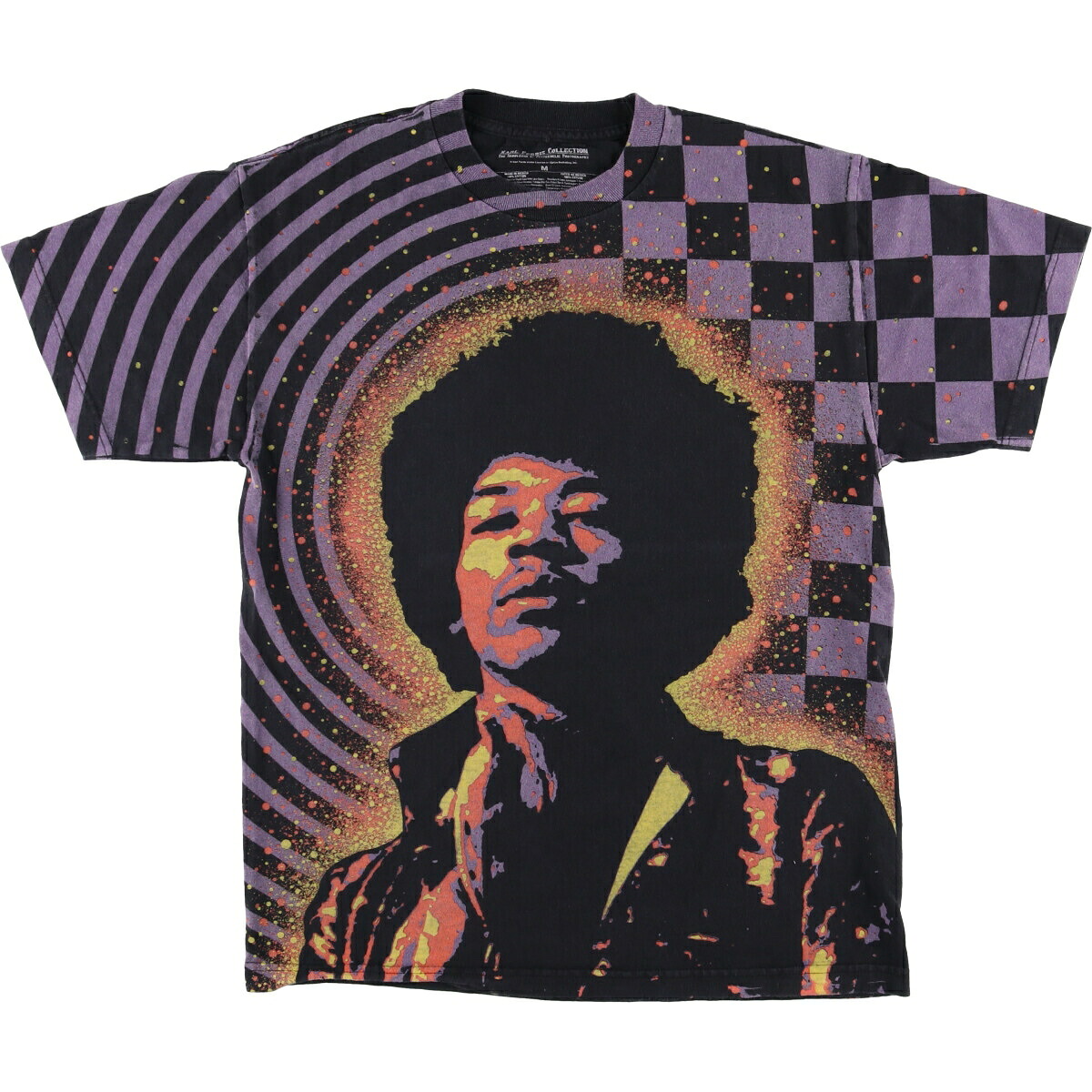 古着 KARL FERRIS COLLECTION JIMI HENDRIX ジミヘンドリックス 大判プリント バンドTシャツ バンT メンズM相当 /eaa580117 【中古】 【250822】