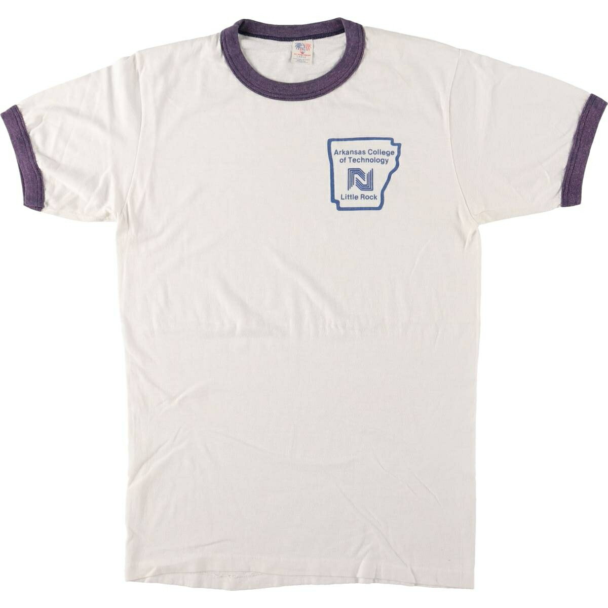 古着 80'S DG SPORTSWEAR カレッジ リンガーTシャツ USA製 メンズL相当 ヴィンテージ /eaa580397 【中古】 【250908】