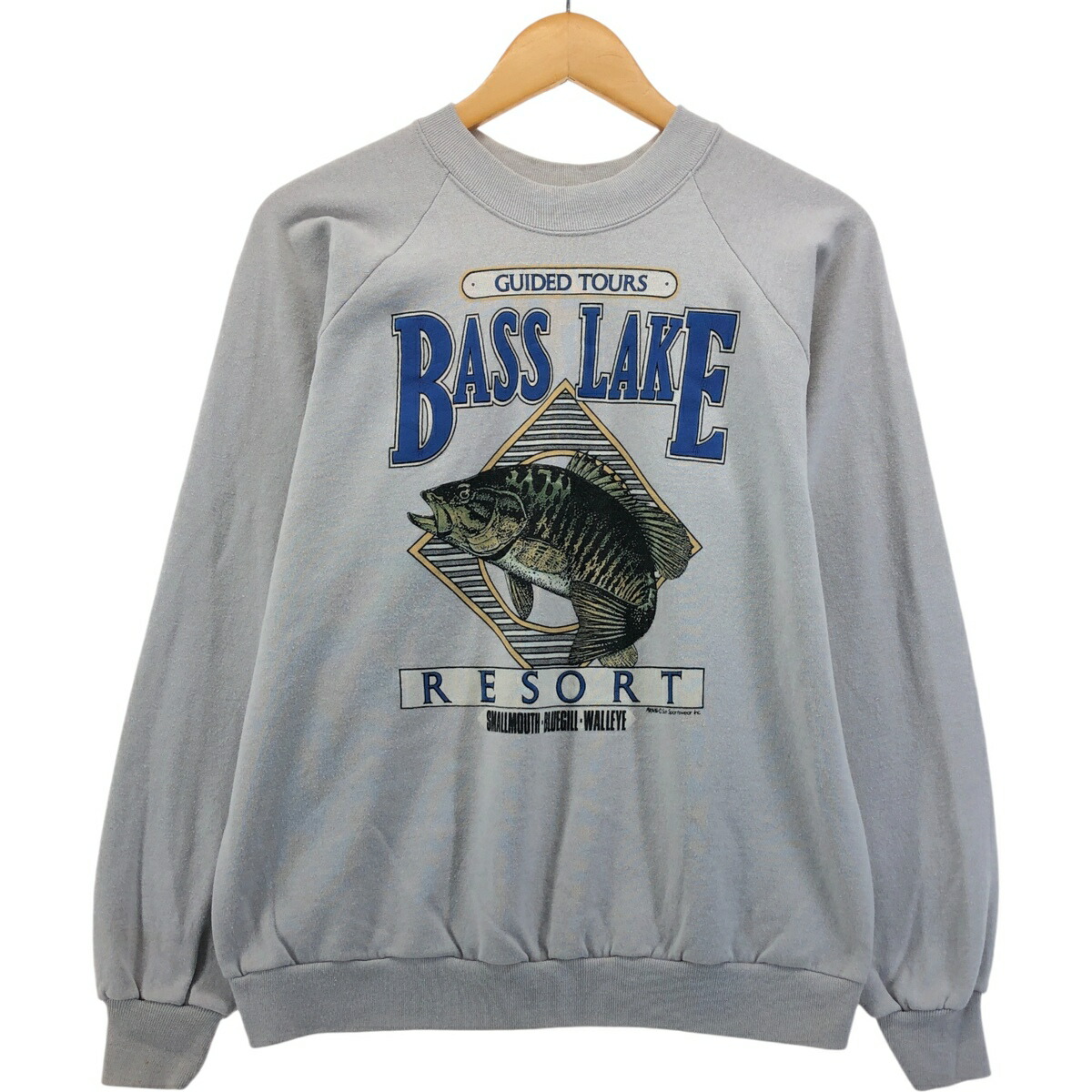 古着 FOREST 魚柄 アニマル スウェットシャツ トレーナー USA製 メンズL相当 /eaa580548 【中古】 【250907】 【SS2603_10】