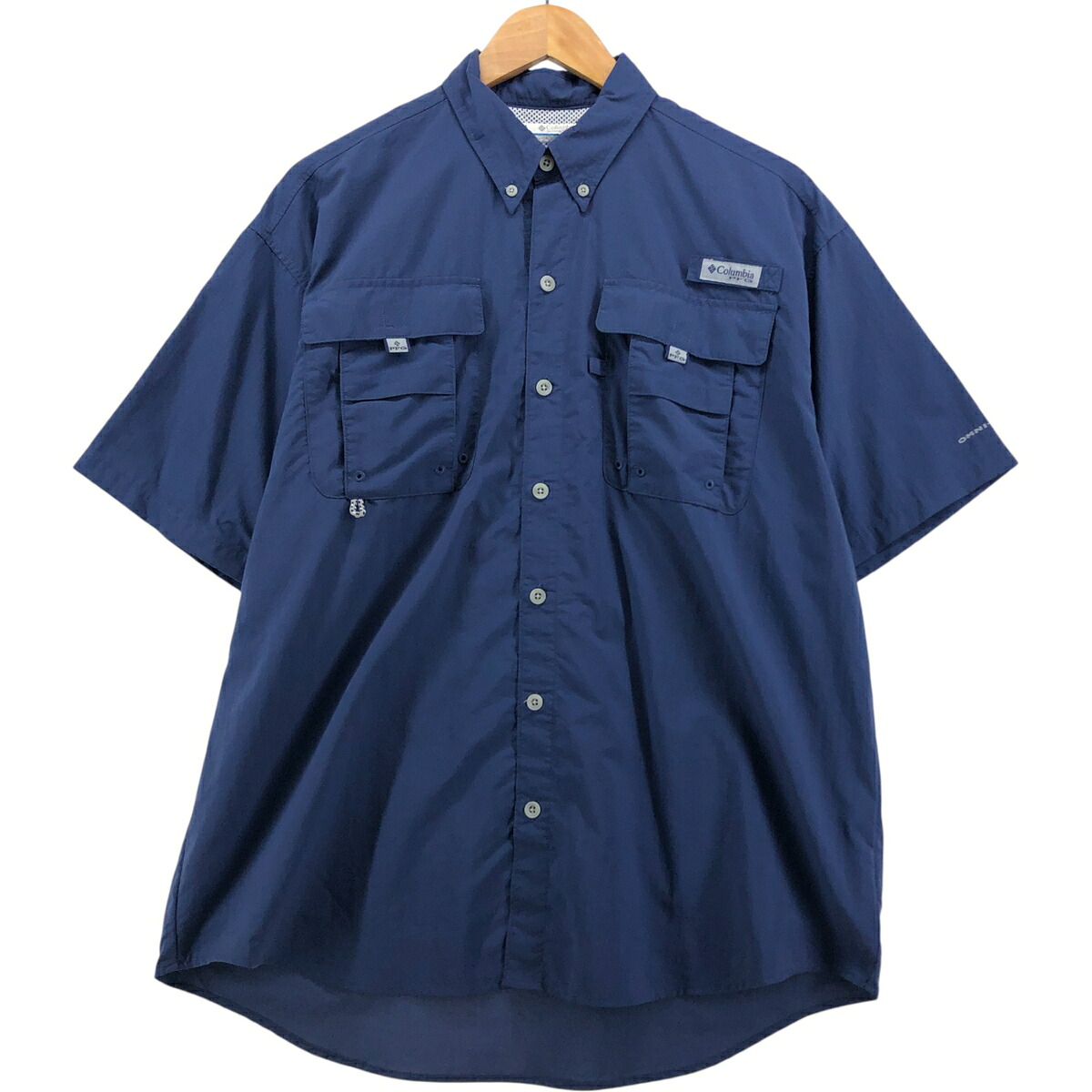 古着 コロンビア Columbia PFG OMNI-SHADE オムニシェイド ボタンダウン 半袖 フィッシングシャツ メンズM相当 /eaa580758 【中古】 【250906】
