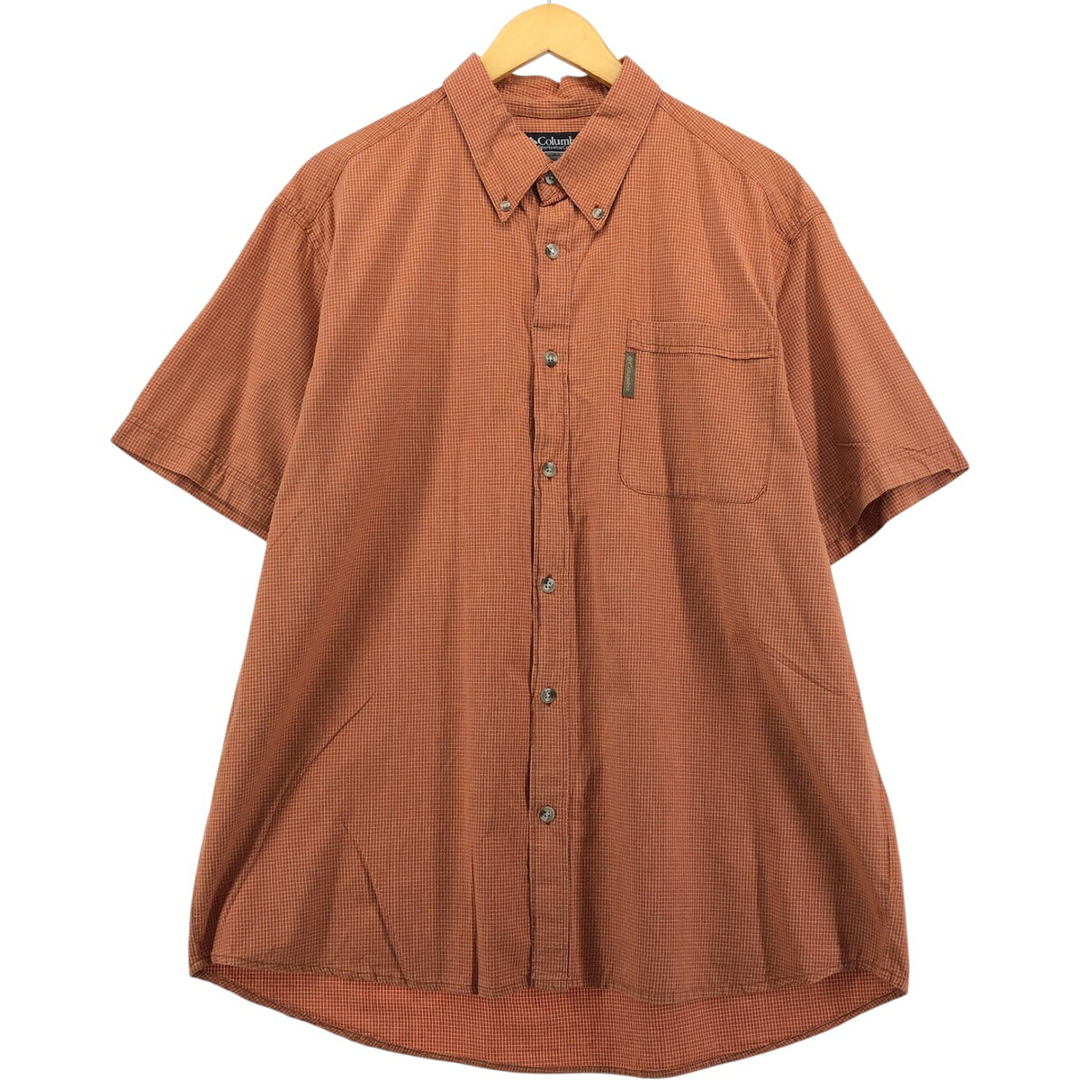 古着 コロンビア Columbia X.C.O. 半袖 ボタンダウン チェックシャツ メンズXL相当 /eaa580759 【中古】 【250828】