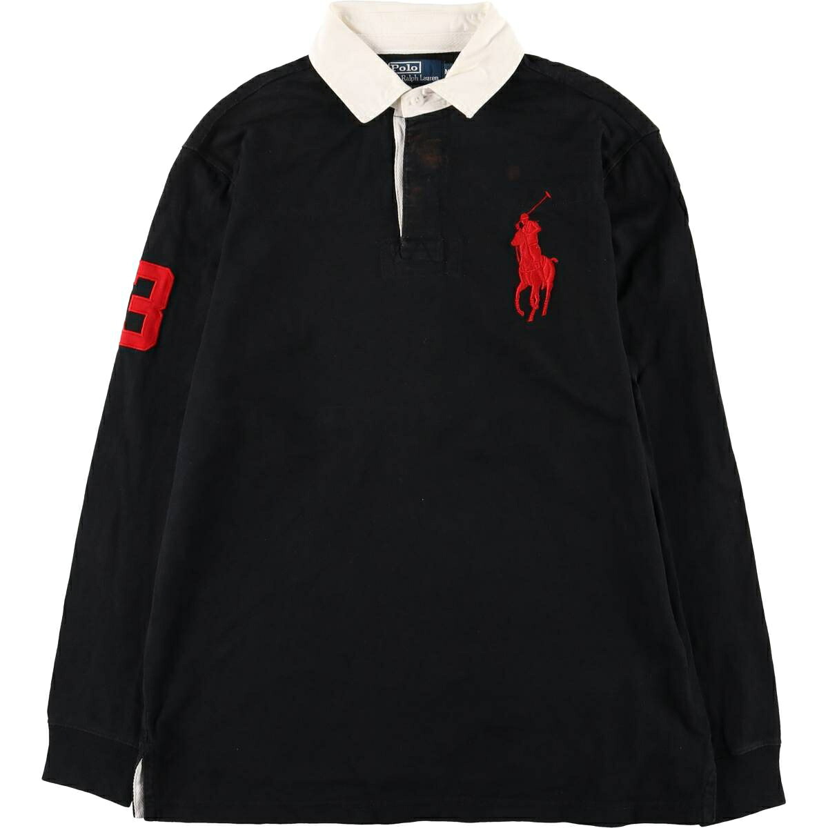 古着 ラルフローレン Ralph Lauren POLO by Ralph Lauren ビッグポニー 長袖 ラガーシャツ メンズM相当 /eaa581125 【中古】 【250918】 【SS2603_10】