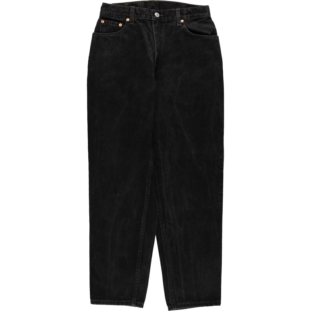 古着 00'S リーバイス Levi's 550 RELAXED FIT TAPERED LEG ブラックデニム テーパードデニムパンツ レディースL(w30)相当 /eaa581232 【中古】 【250913】 【ADEL/アデル】 【SS2606_30｜古着屋JAM 10,472円