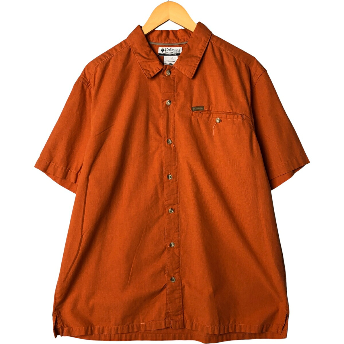 古着 00'S コロンビア Columbia 半袖 コットンシャツ メンズL相当 /eaa581364 【中古】 【250927】