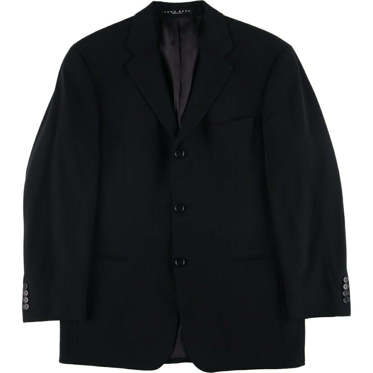 古着 ヒューゴボス HUGO BOSS ウールテーラードジャケット USA製 メンズL相当 /eaa581510 【中古】 【250919】 【SS2603_10】