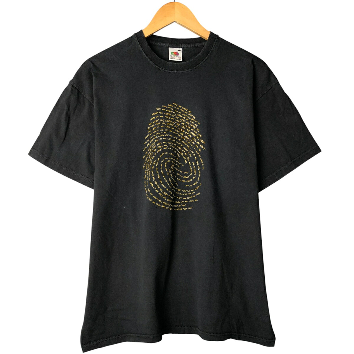 古着 フルーツオブザルーム FRUIT OF THE LOOM メッセージプリントTシャツ メンズL相当 /eaa581609 【中古】 【250915】 【SS2603_30】