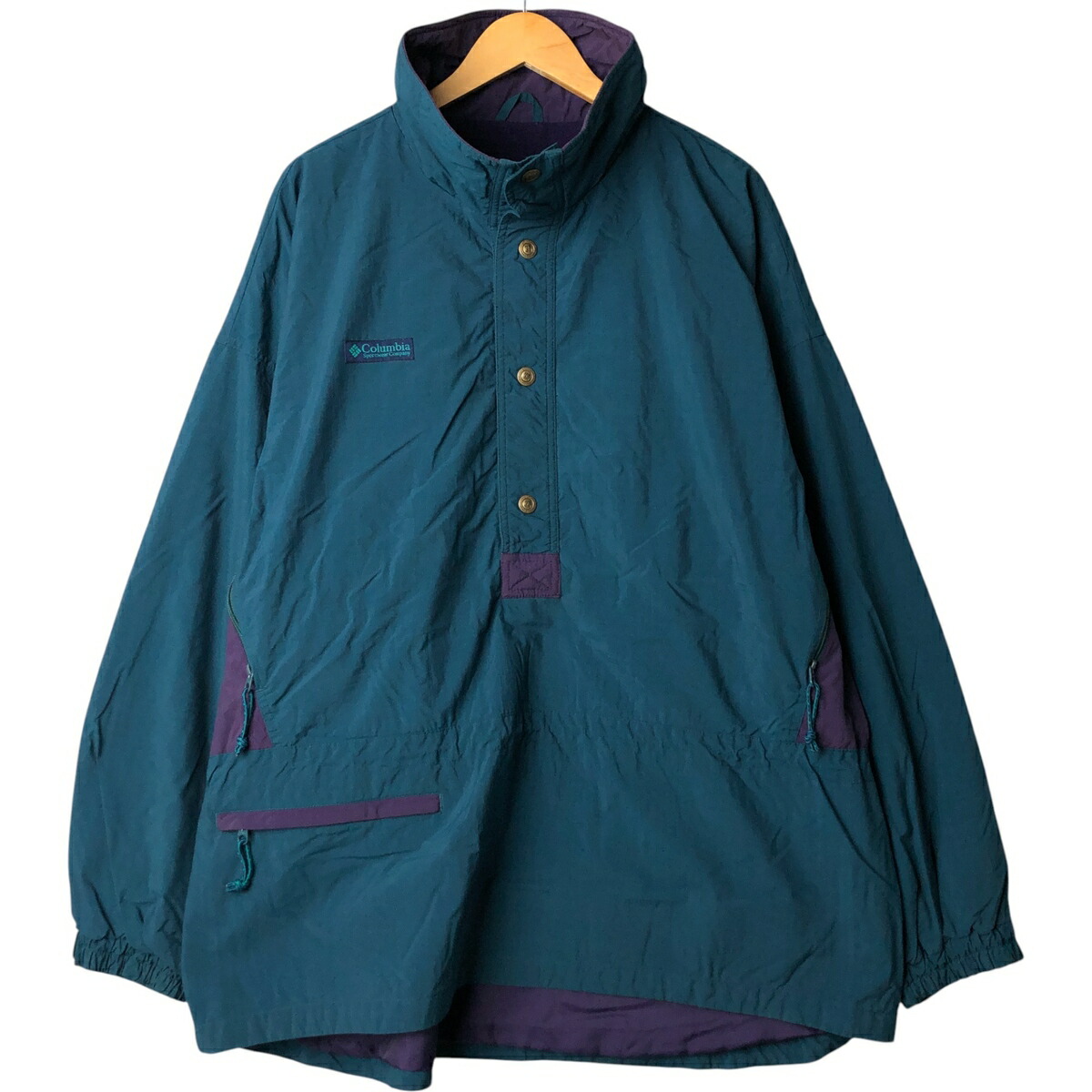 楽天市場】90年代 コロンビア Columbia スナップT ハーフスナップ