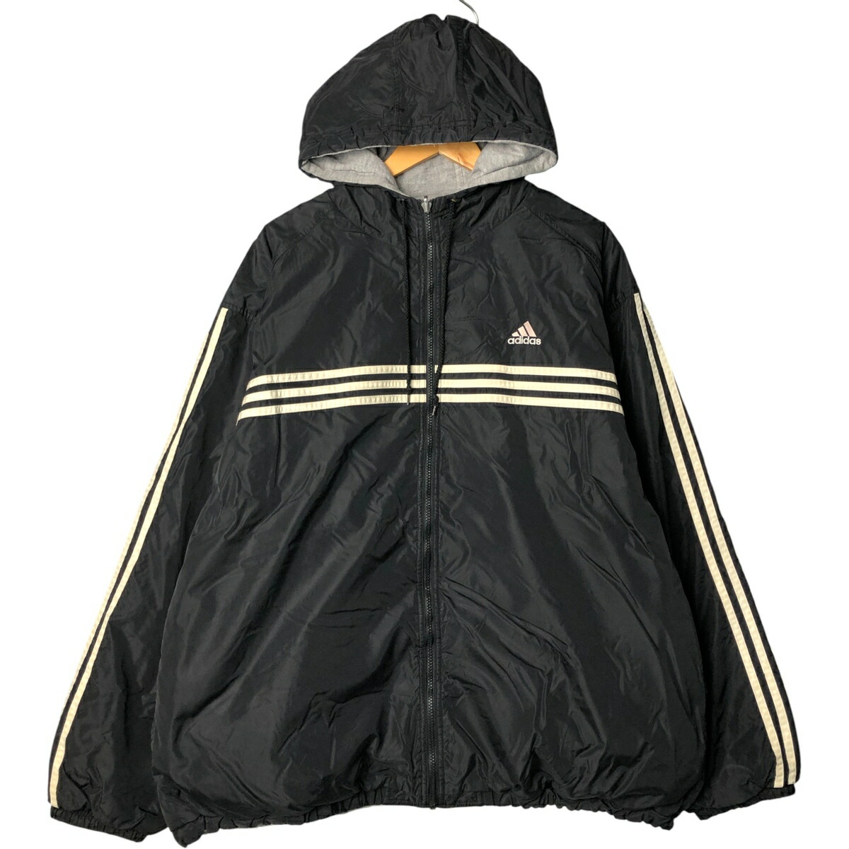 古着 90'S アディダス adidas バックロゴ リバーシブル 中綿パーカー パファージャケット メンズXL相当 ヴィンテージ /eaa582553 【中古】 【250920】 【SS2603_10】