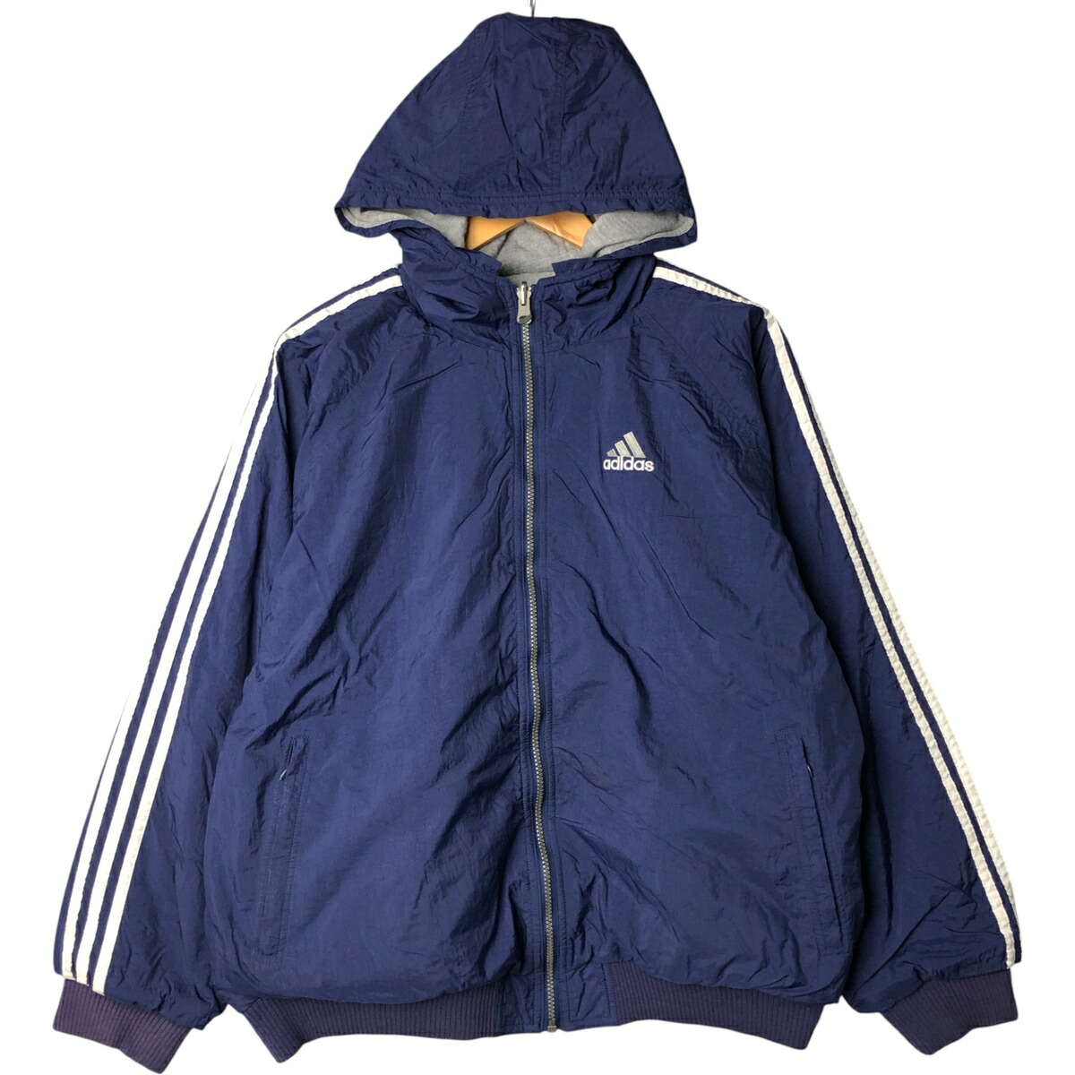 古着 90'S アディダス adidas リバーシブル バックロゴ 中綿パーカー パファージャケット メンズL相当 ヴィンテージ /eaa582554 【中古】 【250920】 【SS2606_30｜古着屋JAM