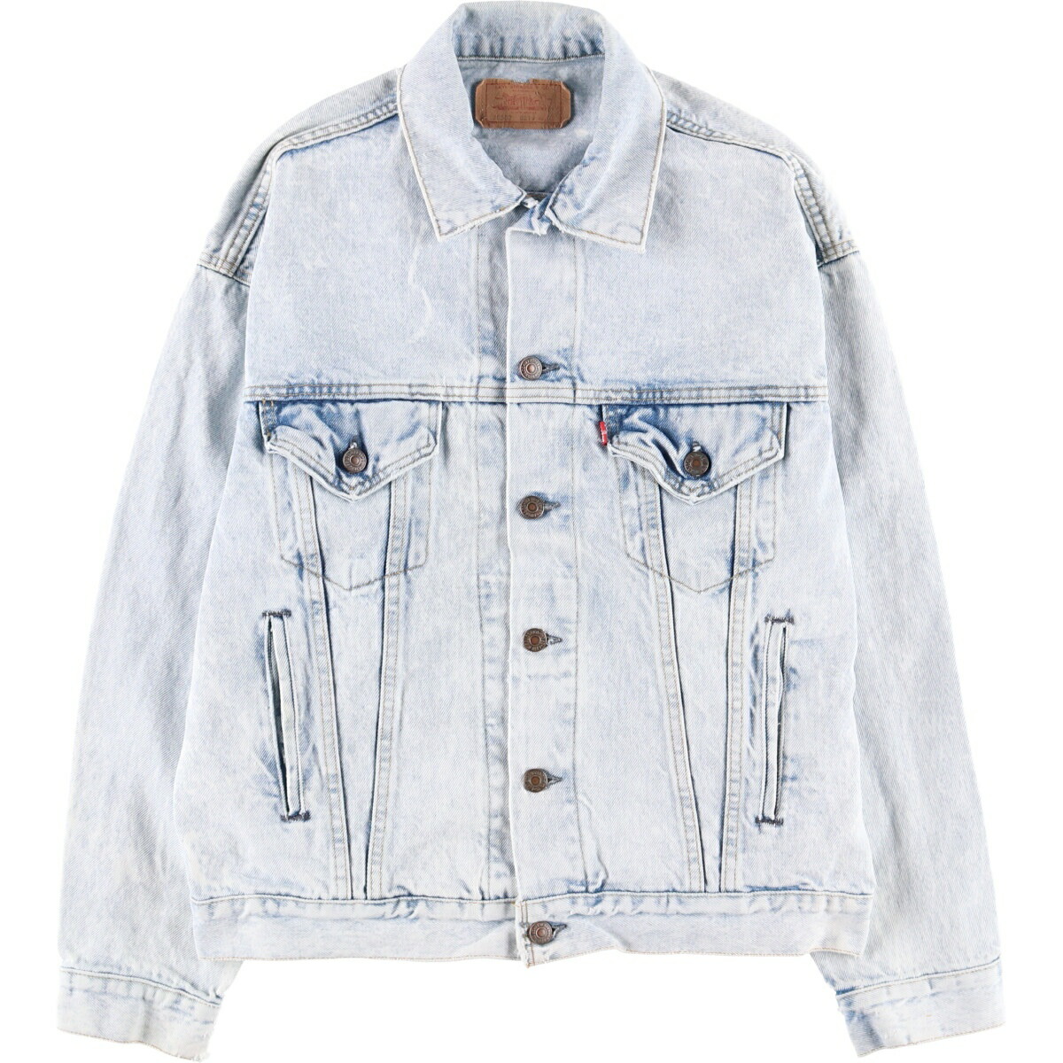 楽天市場】USA製 87年 Levi's 70507-0219 Chemical Wash Denim Jacket