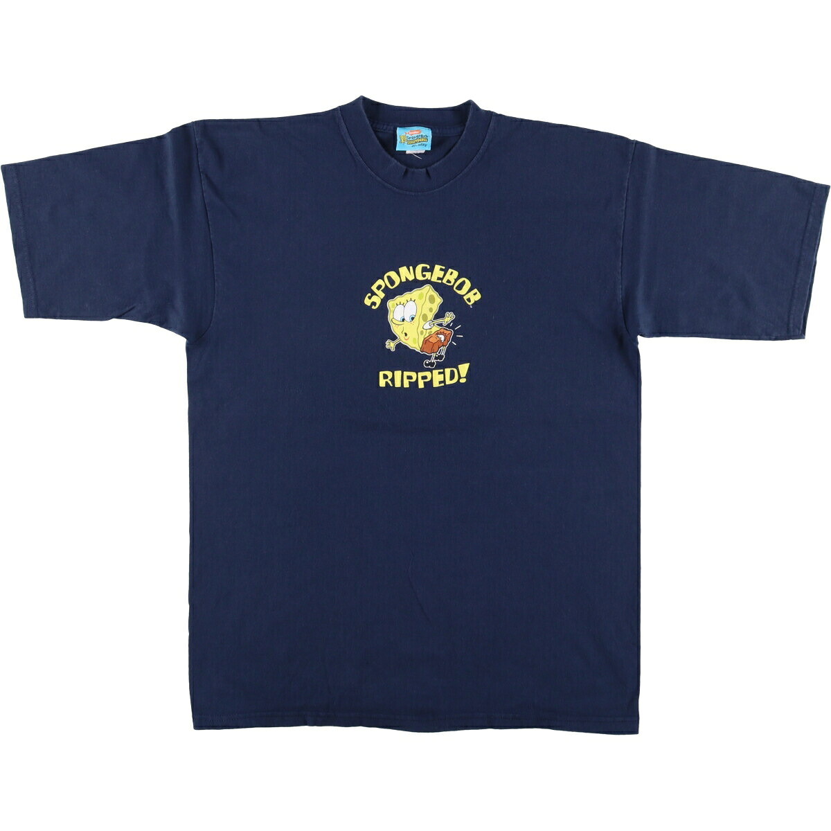古着 00'S SPONGE BOB スポンジボブ キャラクタープリントTシャツ USA製 メンズL相当 /eaa582995 【中古】 【250914】 【GR-SNS】