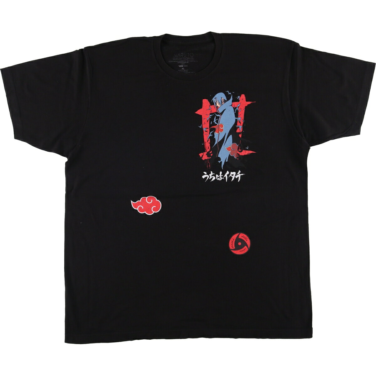 古着 00'S NARUTO SHIPPUDEN ナルト疾風伝 うちはイタチ アニメ キャラクタープリントTシャツ メンズXL相当 /eaa582999 【中古】 【250914】 【SS2606_30｜古着屋JAM