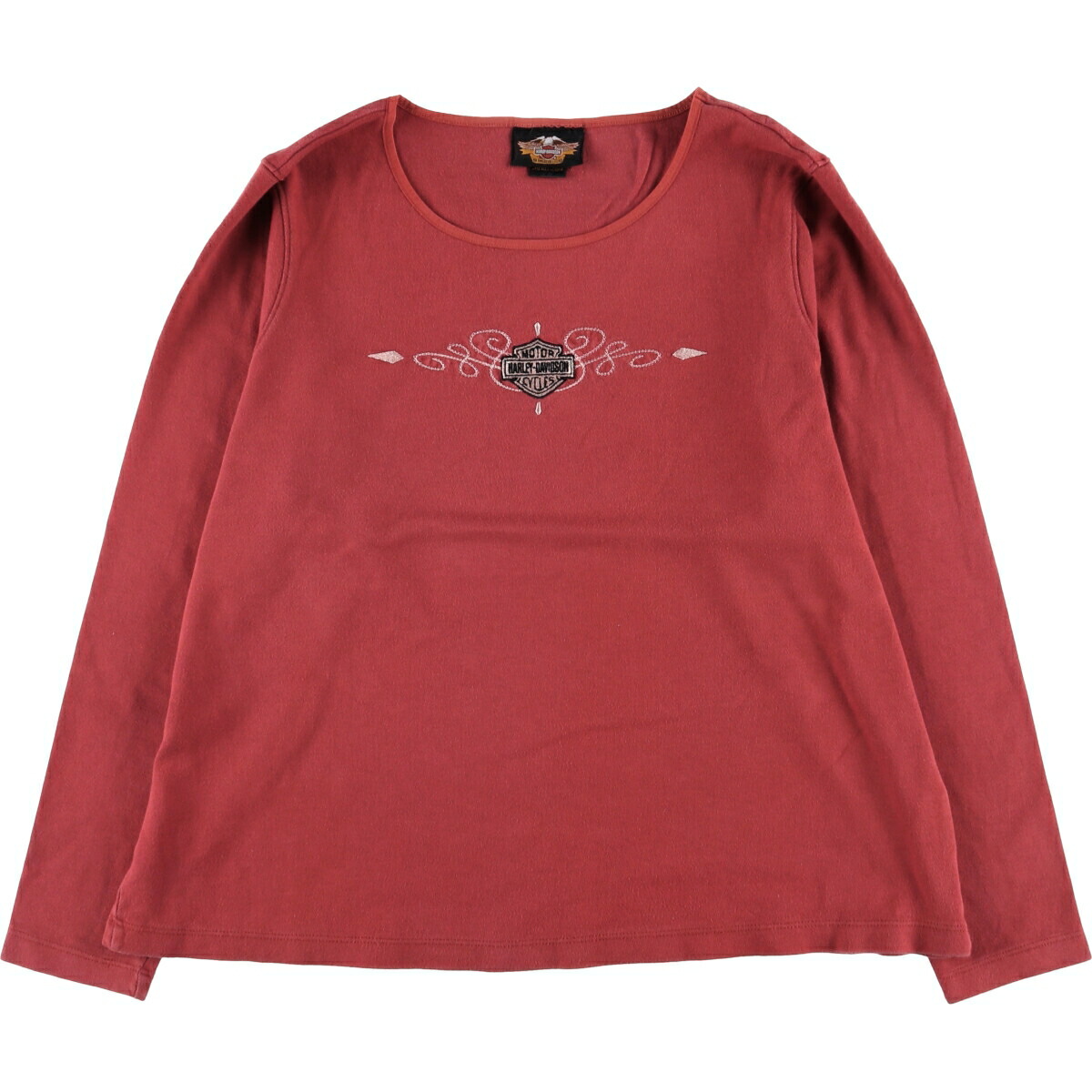古着 ハーレーダビッドソン Harley-Davidson モーターサイクル ロングTシャツ ロンT USA製 レディースL相当 /eaa583965 【中古】 【250921】 【Elulu/エルル】