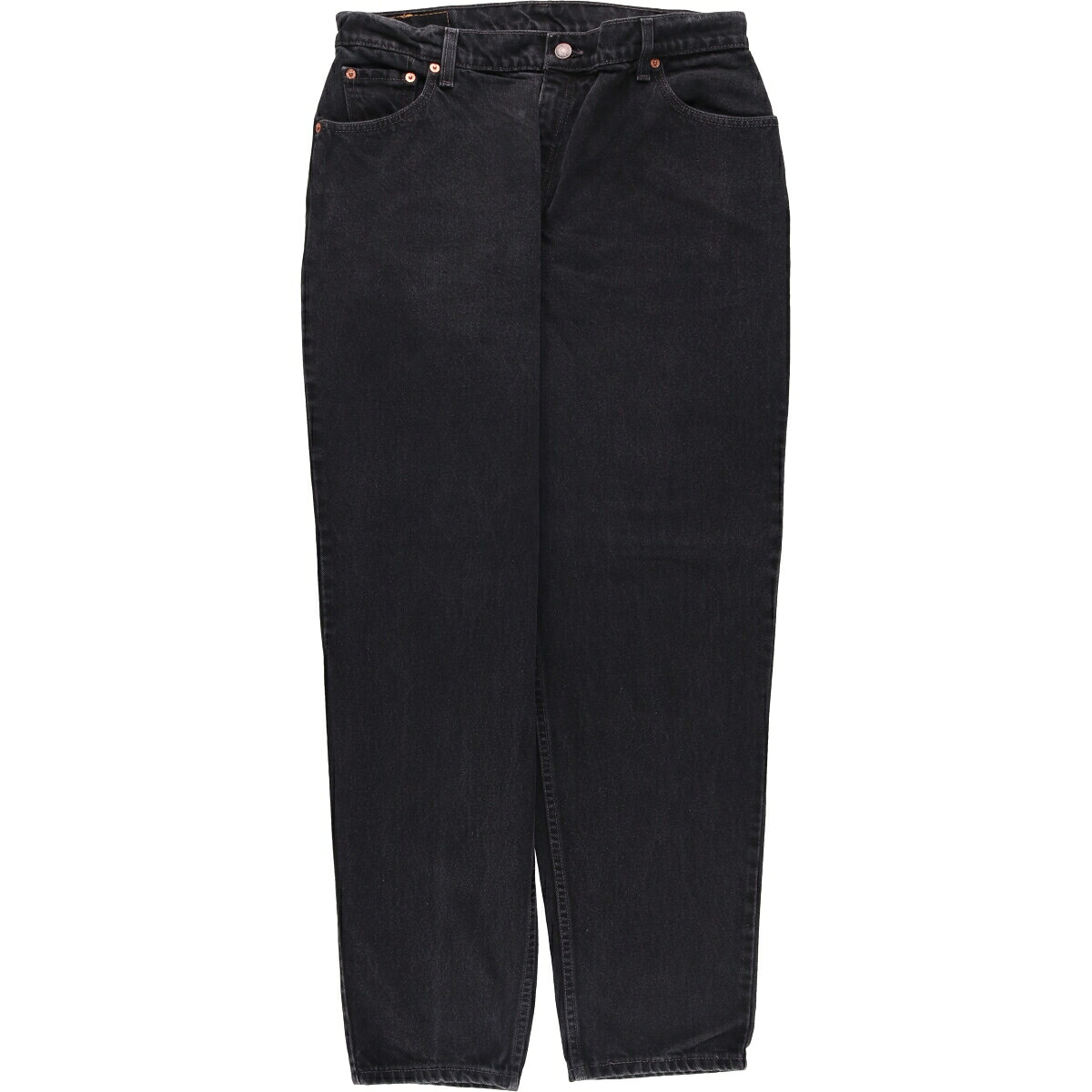 古着 90'S リーバイス Levi's 550 RELAXED FIT TAPERED LEG ブラックデニム テーパードデニムパンツ レディースXXL(w34)相当 ヴィンテージ /eaa583984 【中古】 【250920】 【ADEL/アデル】 【ss2601_10】