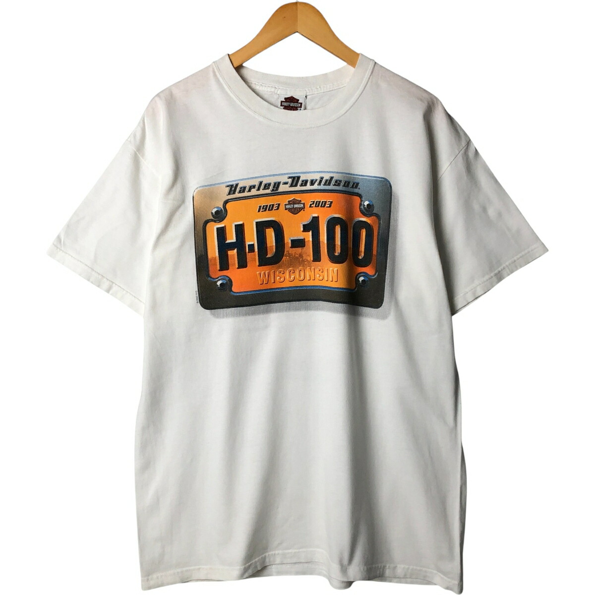 古着 00'S ハーレーダビッドソン Harley-Davidson モーターサイクル バイクTシャツ USA製 メンズL相当 /eaa584374 【中古】 【250928】