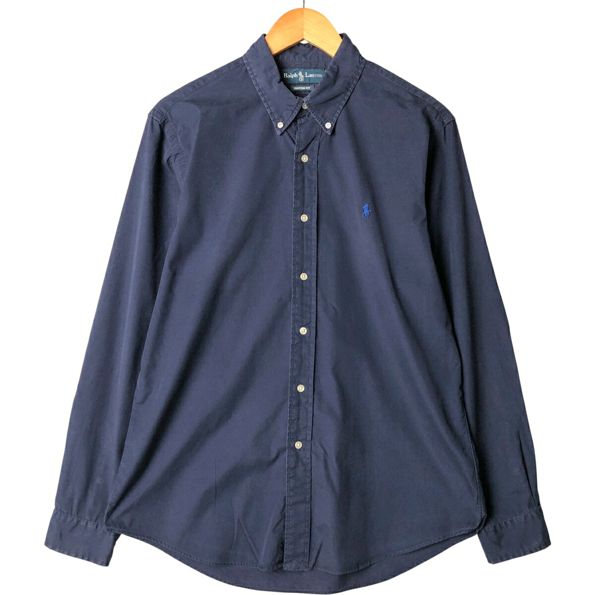 古着 ラルフローレン Ralph Lauren CUSTOM FIT 長袖 ボタンダウンシャツ メンズL相当 /eaa584540 【中古】 【250924】 【ss2601_10】
