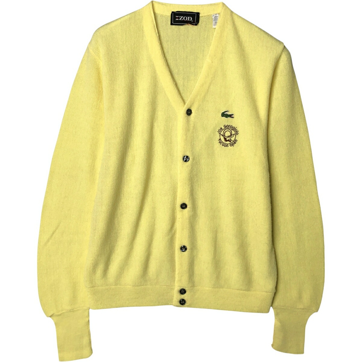 古着 70~80'S ラコステ LACOSTE IZOD アクリルニットカーディガン メンズM相当 ヴィンテージ /eaa584626 【中古】 【251006】 【NH-2508】 【SS2603_10】