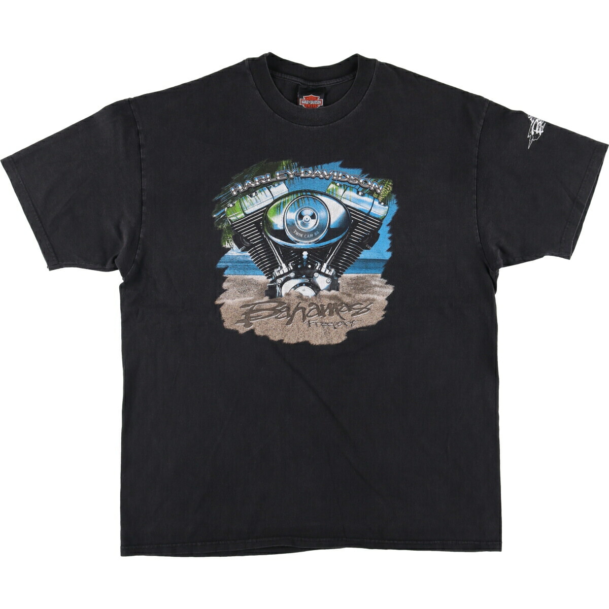 古着 90'S ハーレーダビッドソン Harley-Davidson モーターサイクル バイクTシャツ USA製 メンズXL相当 ヴィンテージ /eaa585324 【中古】 【251003】
