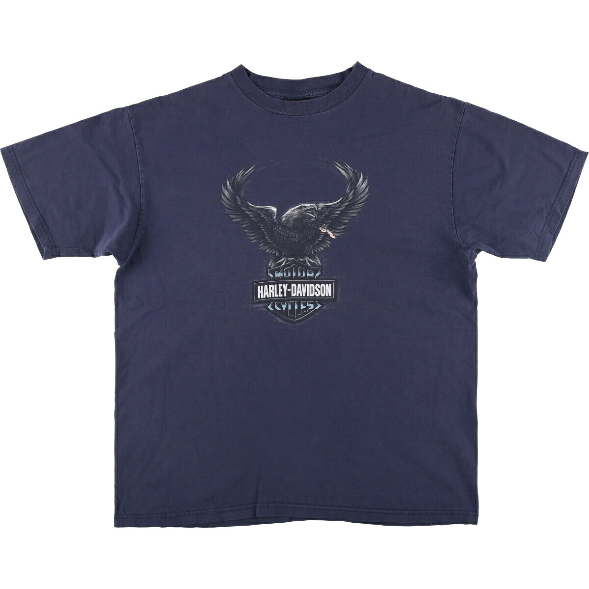古着 00'S ハーレーダビッドソン Harley-Davidson 鷲柄 イーグル柄 モーターサイクル バイクTシャツ メンズXL相当 /eaa585328 【中古】 【251003】