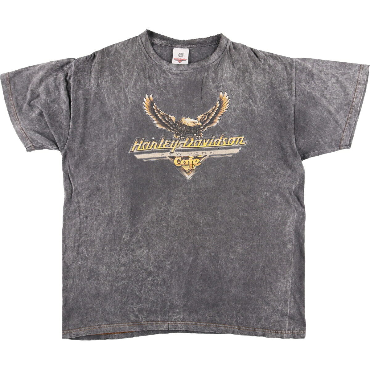 古着 90'S ハーレーダビッドソン Harley-Davidson CAFE 鷲柄 イーグル柄 モーターサイクル バイクTシャツ ヴィンテージ /eaa585335 【中古】 【251003】