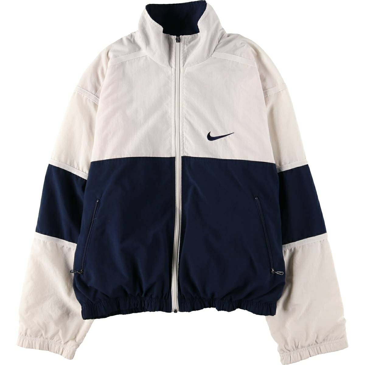 古着 90'S ナイキ NIKE ツートン ウインドブレーカー メンズS相当 ヴィンテージ /eaa588446 【中古】 【251024】 【SS2603_10】 ホワイト系 春秋冬