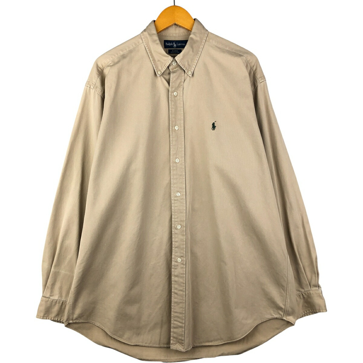 古着 ラルフローレン Ralph Lauren BLAKE 長袖 ボタンダウンシャツ メンズL相当 /eaa588662 【中古】 【251020】